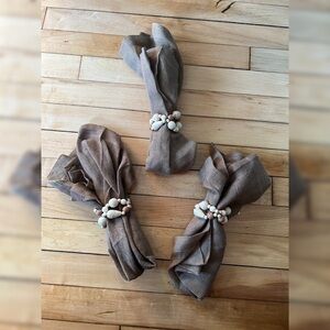 Crate &‎ Barrel Tate Napkin Cocoa